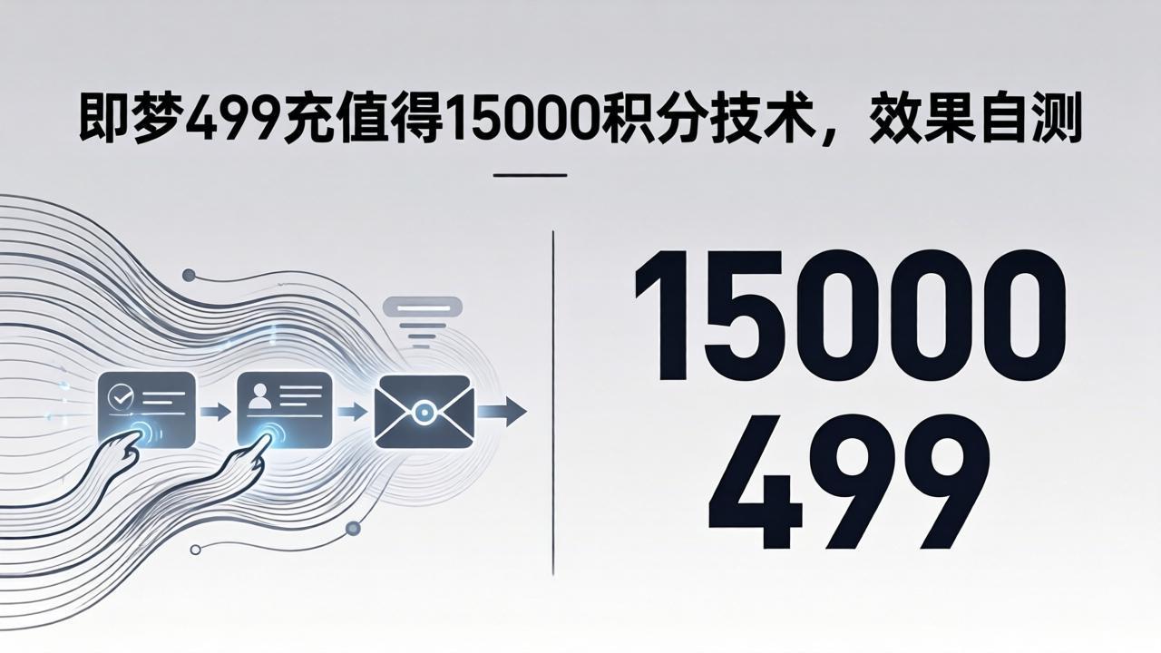 （18093期）即梦499充值得15000积分技术，效果自测-知享资源网