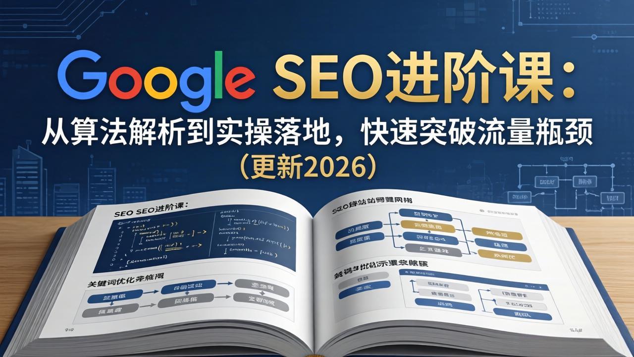 （18048期）Google SEO进阶课：从算法解析到实操落地，快速突破流量瓶颈（更新2026）-知享资源网