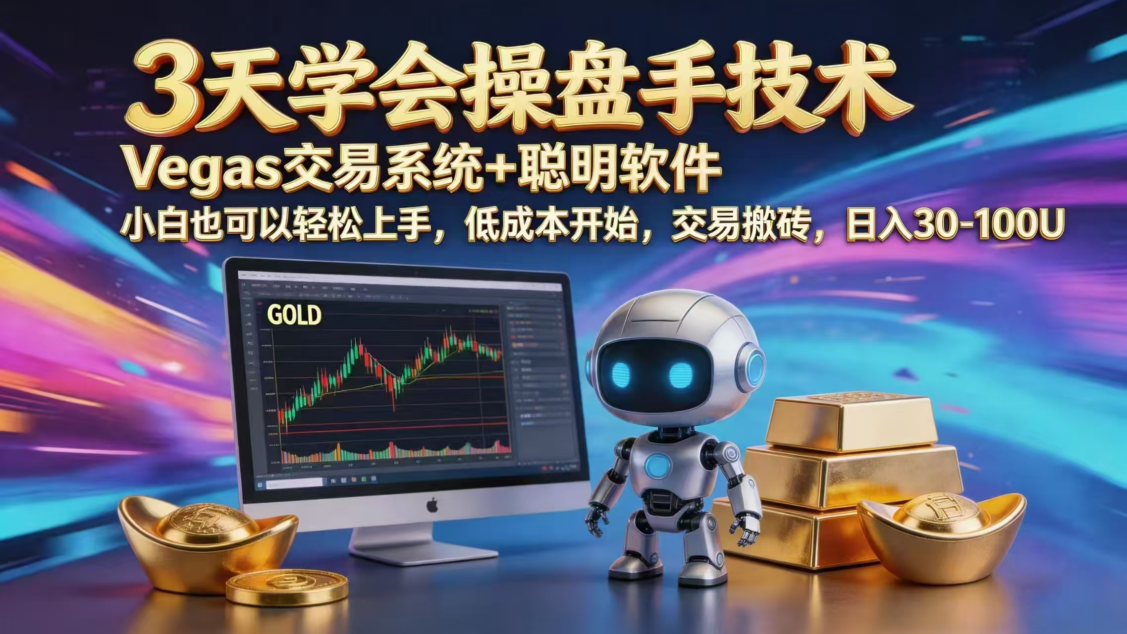 （18613期）三天学会操盘手技术，vegas技术+聪明软件，小白也可以轻松上手，日入1000+-知享资源网