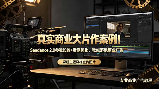 （18484期）真实商业大片作案例！Seedance 2.0参数设置+后期优化，教你落地商业广告-知享资源网