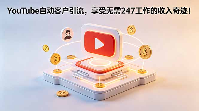 （18658期）YouTube 自动客户引流，享受无需 247 工作的收入奇迹！【原创双语字幕】-知享资源网
