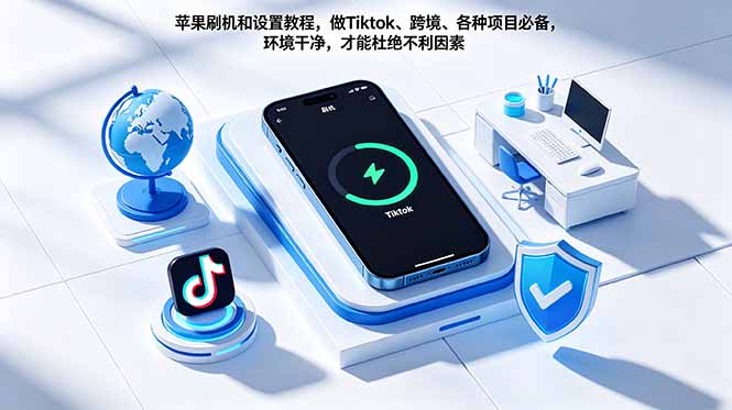 （18558期）苹果刷机和设置教程，做Tiktok、跨境、各种项目必备，环境干净，才能杜绝不利因素-知享资源网