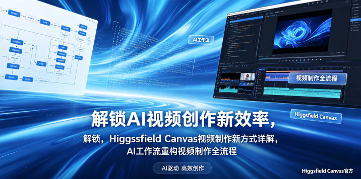 解锁AI视频创作新效率，Higgsfield Canvas视频制作新方式详解，AI工作流重构视频制作全流程-知享资源网