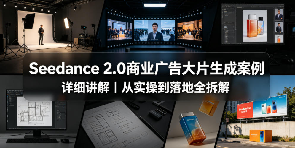 Seedance 2.0商业广告大片生成案例详细讲解｜从实操到落地全拆解-知享资源网