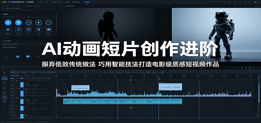 AI动画短片创作进阶：摒弃低效传统做法，巧用智能技法打造电影级质感短视频作品-知享资源网