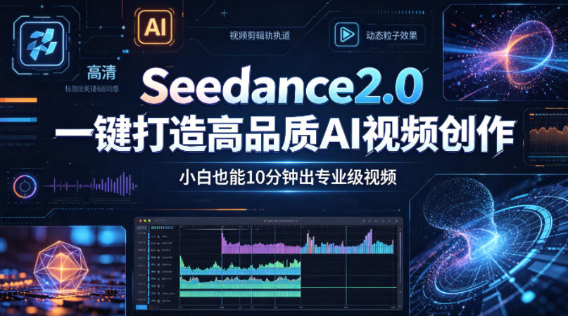 Seedance2.0一键打造高品质AI视频创作，小白也能10分钟出专业级视频-知享资源网