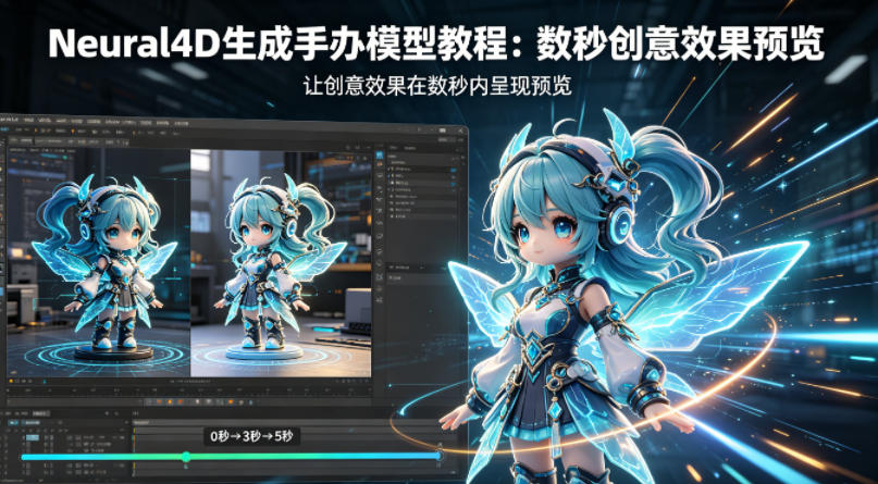 Neural4D生成手办模型教程，让创意效果在数秒内呈现预览-知享资源网
