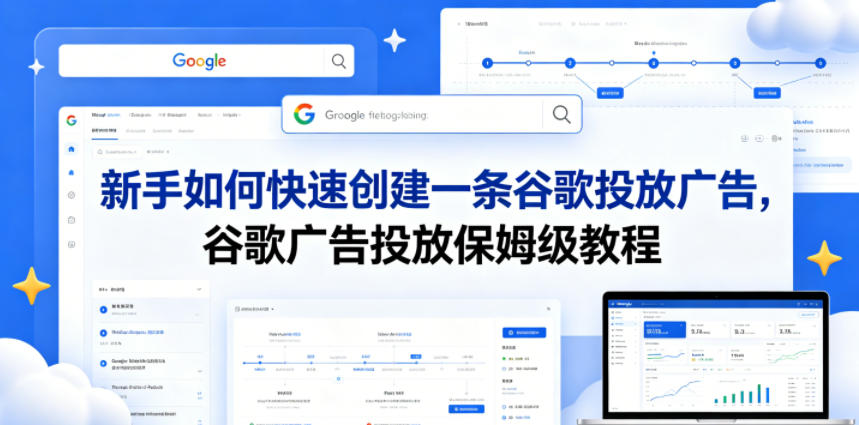 新手如何快速创建一条谷歌投放广告，谷歌广告投放保姆级教程-知享资源网