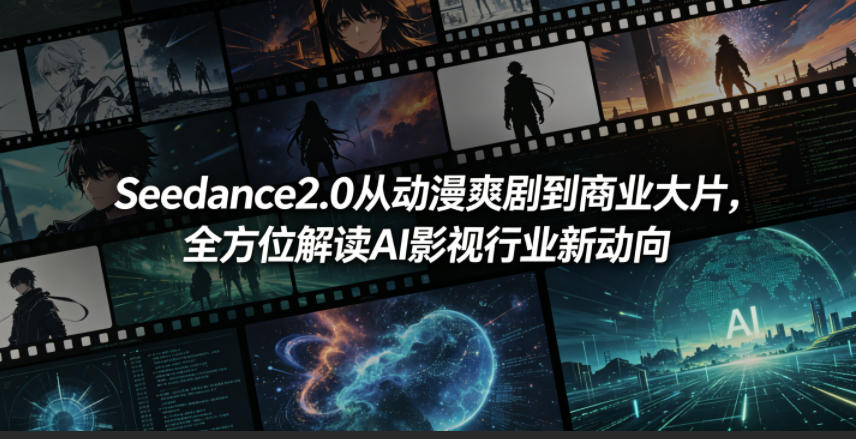 Seedance2.0从动漫爽剧到商业大片，全方位解读AI影视行业新动向-知享资源网