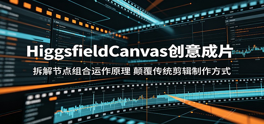HiggsfieldCanvas创意成片：拆解节点组合运作原理，颠覆传统剪辑制作方式-知享资源网