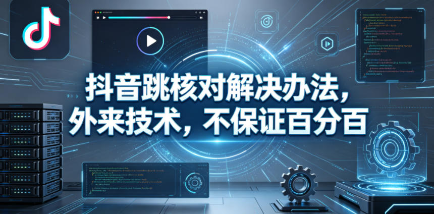 抖音跳核对解决办法，外来技术，不保证百分百-知享资源网