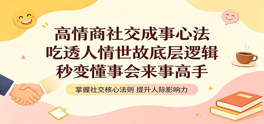 高情商社交成事心法：吃透人情世故底层逻辑，秒变懂事会来事高手-知享资源网