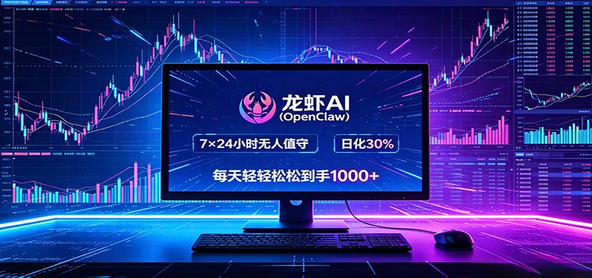 龙虾AI（OpenClaw）全自动挂机，智能操控电脑高效执行任务，每天轻松到手四位数-知享资源网