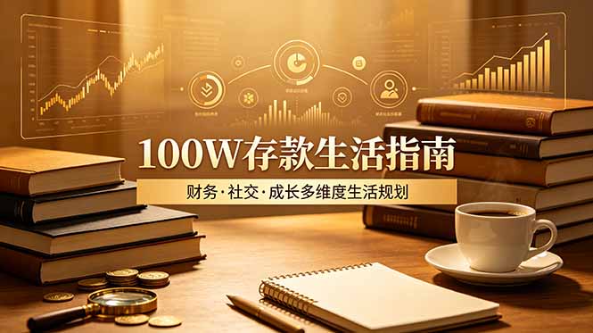 （19121期）付费文章：100W存款生活指南，如何从财务、社交、成长等维度规划自己的生活-知享资源网