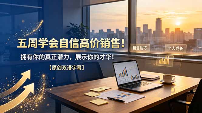 （19071期）五周学会自信高价销售！拥有你的真正潜力，展示你的才华！【原创双语字幕】-知享资源网