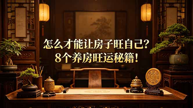（19023期）付费文章：怎么才能让房子旺自己？8个养房旺运秘籍！-知享资源网