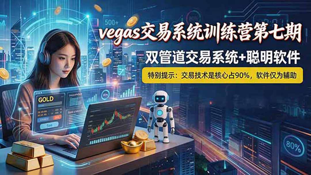 （18770期）【海外美金AI搬砖】Vegas交易技术+聪明软件， 黄金期货日赚50-1000U， 长期稳定，小白轻松上手-知享资源网