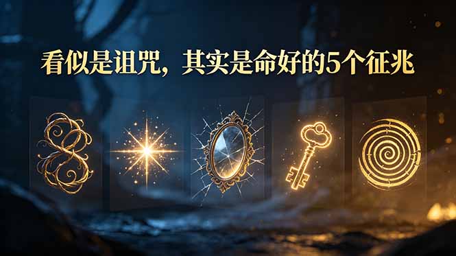 （19089期）付费文章：看似是诅咒，其实是命好的5个征兆-知享资源网