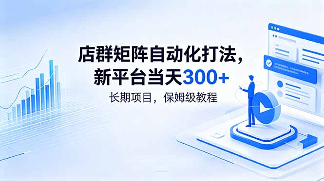 (18793期)店群矩阵自动化打法,新平台当天300+,长期项目,保姆级教程-知享资源网