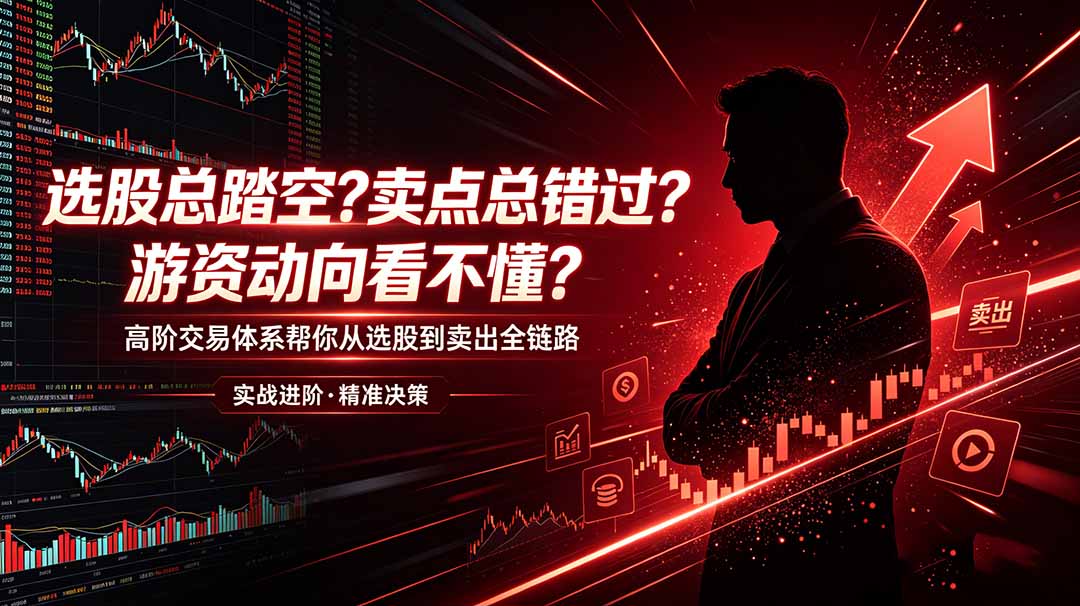 （18937期）选股总踏空？卖点总错过？游资动向看不懂？高阶交易体系帮你从选股到卖出全链路（更新6月）-知享资源网