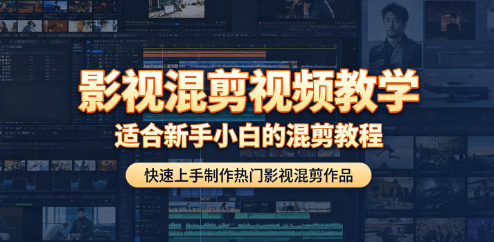 影视混剪视频教学，适合新手小白的混剪教程，快速上手制作热门影视混剪作品-知享资源网