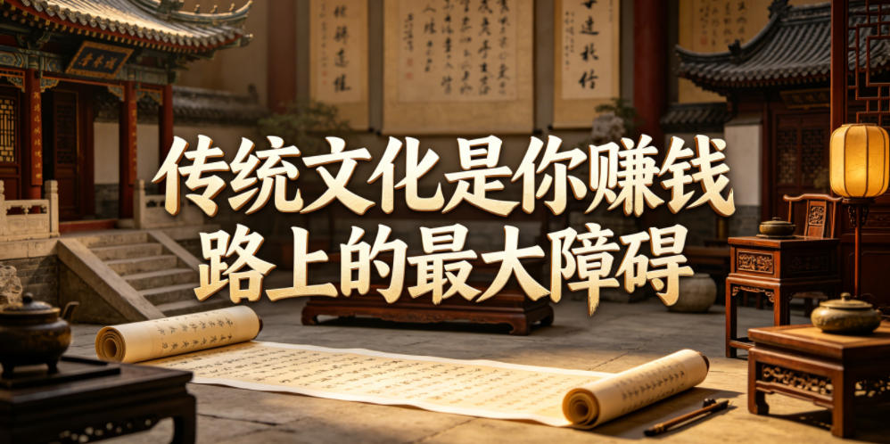 付费文章：传统文化是你賺钱路上的最大障碍-知享资源网