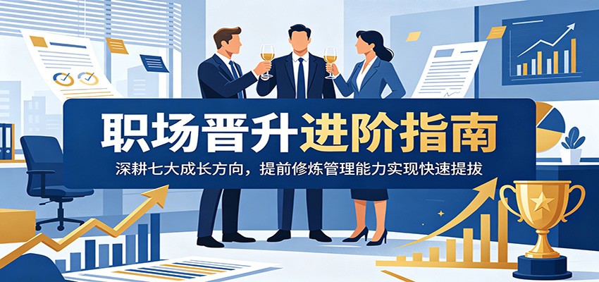 职场晋升进阶指南：深耕七大成长方向，提前修炼管理能力实现快速提拔-知享资源网