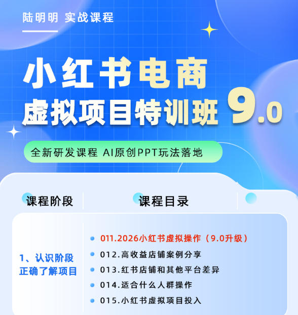 图片[3]-小红书虚拟项目特训班9.0，AI原创PPT技术全跑通，单店纯利润几个W-知享资源网