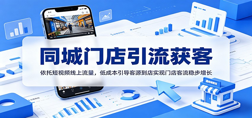 同城门店引流获客：依托短视频线上流量，低成本引导客源到店实现门店客流稳步增长-知享资源网