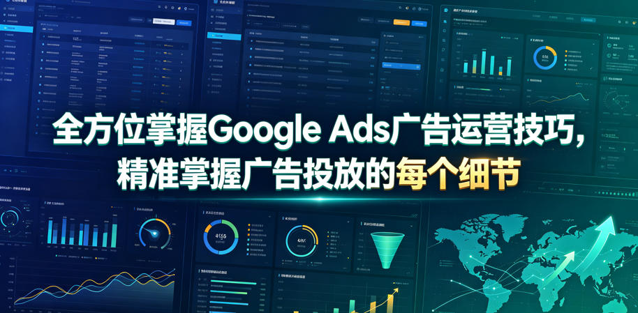 全方位掌握Google Ads广告运营技巧，精准掌握广告投放的每个细节【原创双语字幕】-知享资源网