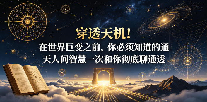 付费文章：穿透天机！在世界巨变之前，你必须知道的通天人间智慧一次和你彻底聊通透-知享资源网