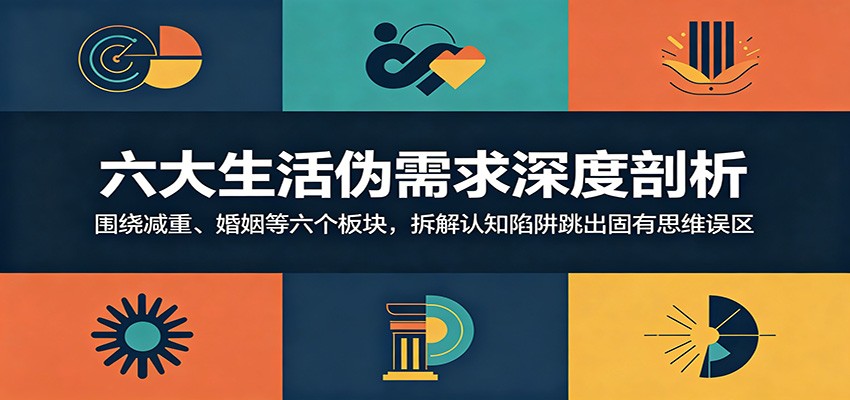 六大生活伪需求深度剖析：围绕减重、婚姻等六个板块，拆解认知陷阱跳出固有思维误区-知享资源网