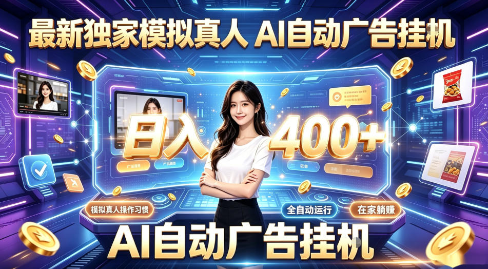 最新独家模拟真人，AI自动挂号挂G，日入400+，全程全自动运行，无需人工【揭秘】-知享资源网