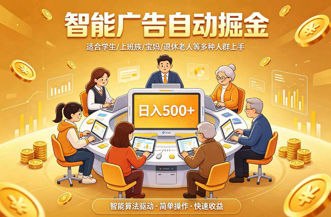 2026年最好做的项目：自动掘金项目，小白轻易上手，单日轻松收入500+【揭秘】-知享资源网