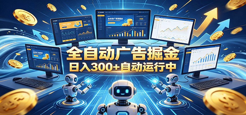 自动广告G机，日入300+，正规平台，广告浏览获益，时间自由，适合各类人群日常增收-知享资源网
