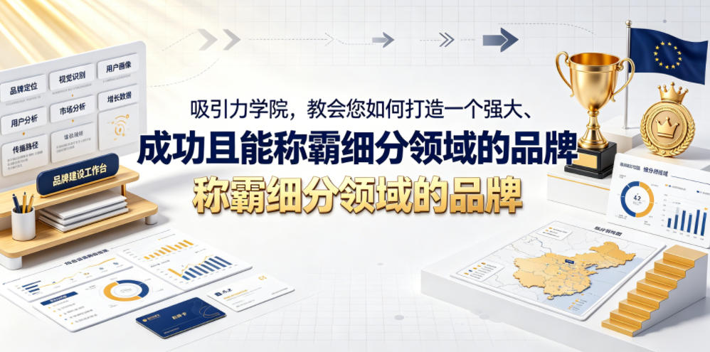 吸引力学院，教会您如何打造一个强大、成功且能称霸细分领域的品牌！【原创双语字幕】-知享资源网