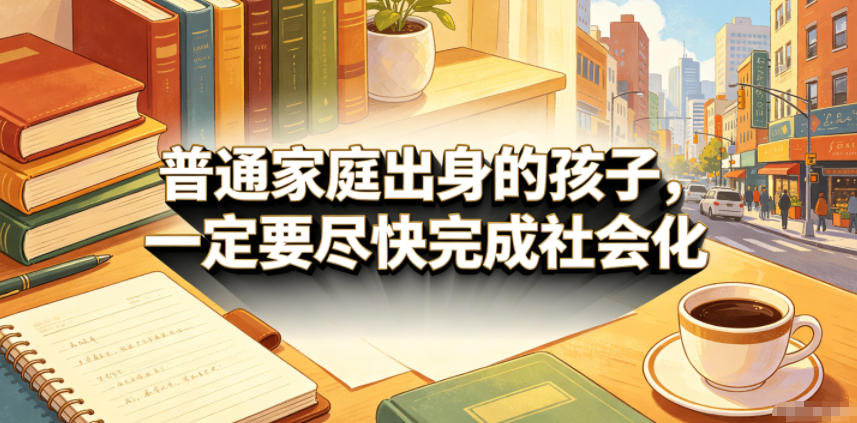 付费文章:普通家庭出身的孩子,一定要尽快完成社会化-知享资源网