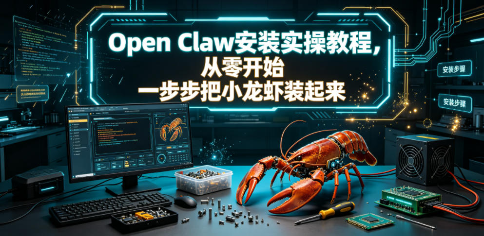 Open Claw安装实操教程，从零开始一步步一步步把小龙虾装起来-知享资源网