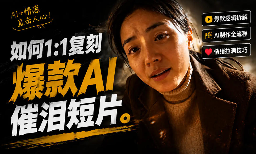 豆包+Gemini生成真人AI短剧-拆解复刻百万爆款第一人称短片，一站式讲透爆款复刻全流程-知享资源网