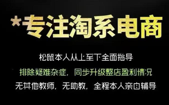 松鼠会电商VIP课程，从基础布局到高阶优化，助你掌握淘宝运营逻辑，提升店铺流量与转化-知享资源网