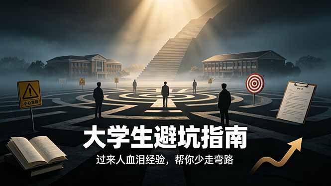 （19195期）付费文章：大学生避坑指南 ，过来人血泪经验，帮你少走弯路-知享资源网