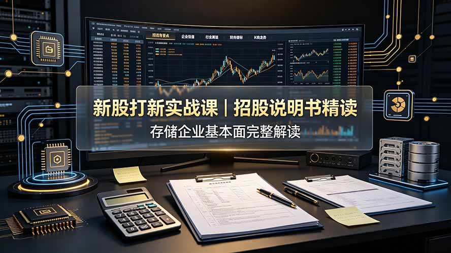 （19255期）付费文章：新股打新实战课｜招股说明书精读，存储企业基本面完整解读-知享资源网