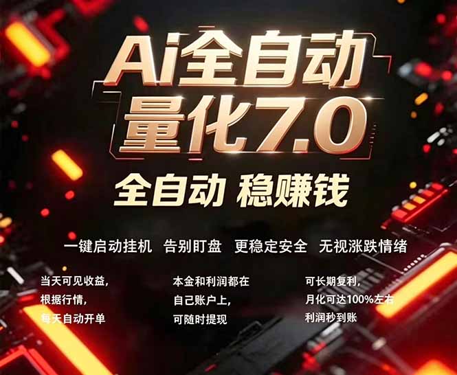 (19420期)EA黄金量化7.0 ,24小时全自动挣美金,小白轻松操作,日入1000+-知享资源网