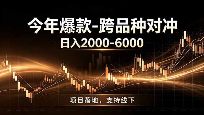 （19179期）全新跨品种对冲模式上线！日稳定盈利 2000-6000，合规长久可批量放大-知享资源网
