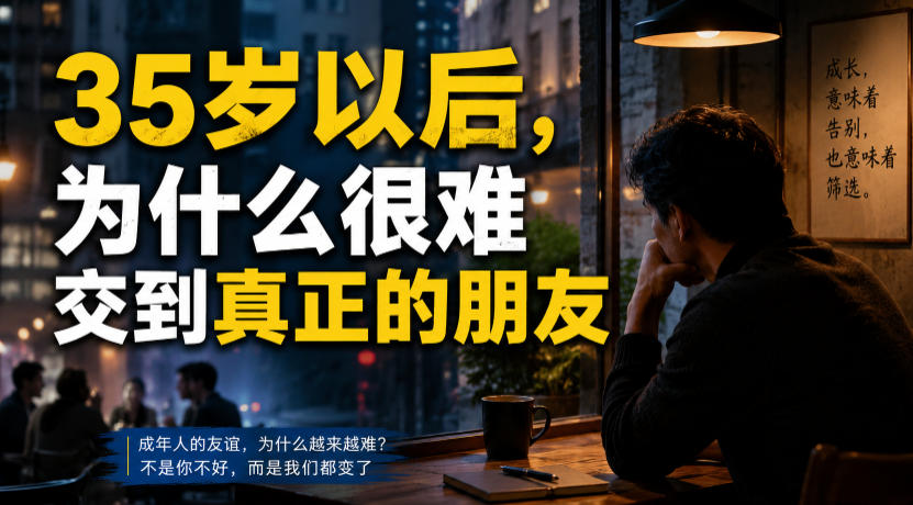 付费文章：35岁以后，为什么很难交到真正的朋友-知享资源网