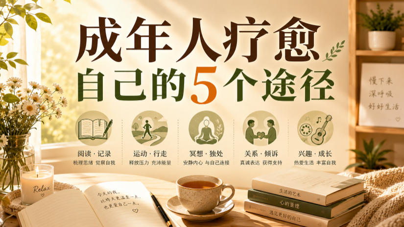 付费文章：成年人疗愈自己的5个途径-知享资源网
