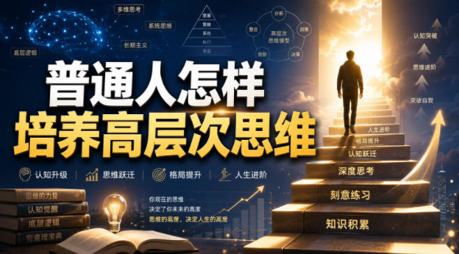 付费文章：普通人怎样培养高层次思维-知享资源网