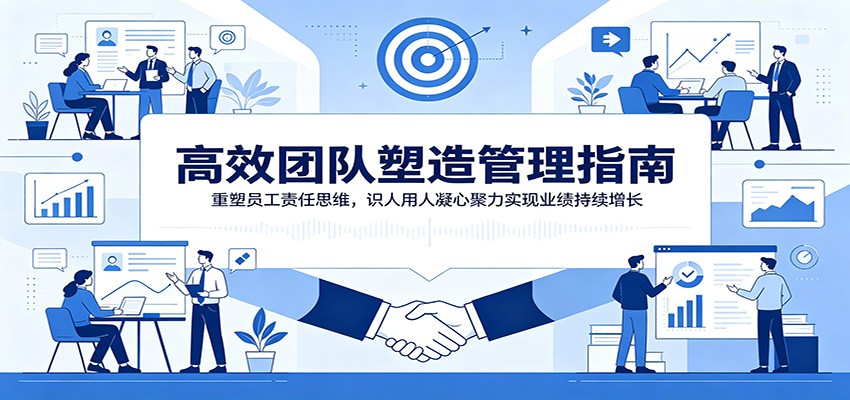 高效团队塑造管理指南：重塑员工责任思维，识人用人凝心聚力实现业绩持续增长-知享资源网
