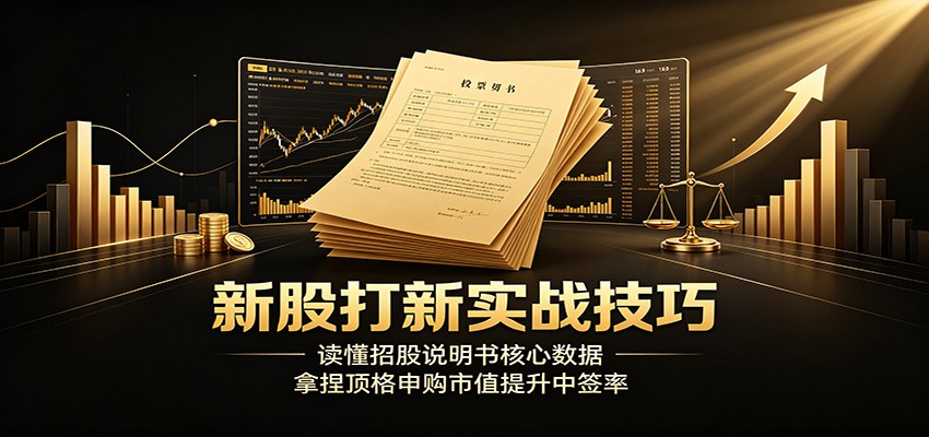 新股打新实战技巧：读懂招股说明书核心数据，拿捏顶格申购市值提升中签率-知享资源网