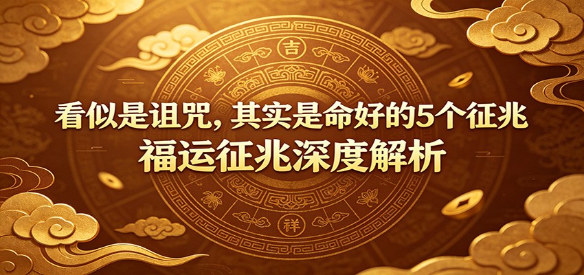 付费文章：《看似是诅咒，其实是命好的5个征兆》福运征兆深度解析-知享资源网